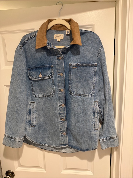 Universal Thread Jackets & Blazers - Universal Thread Light Blue Denim Jacket with Tan Corduroy Collar